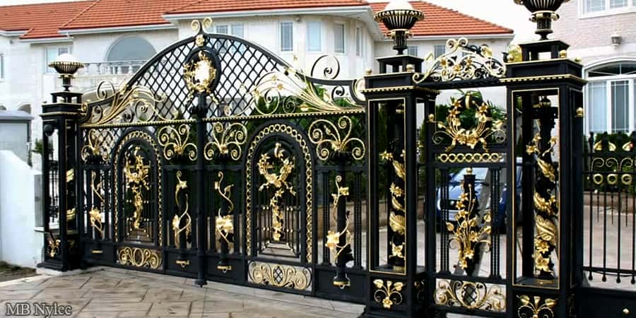 Wrought iron gates